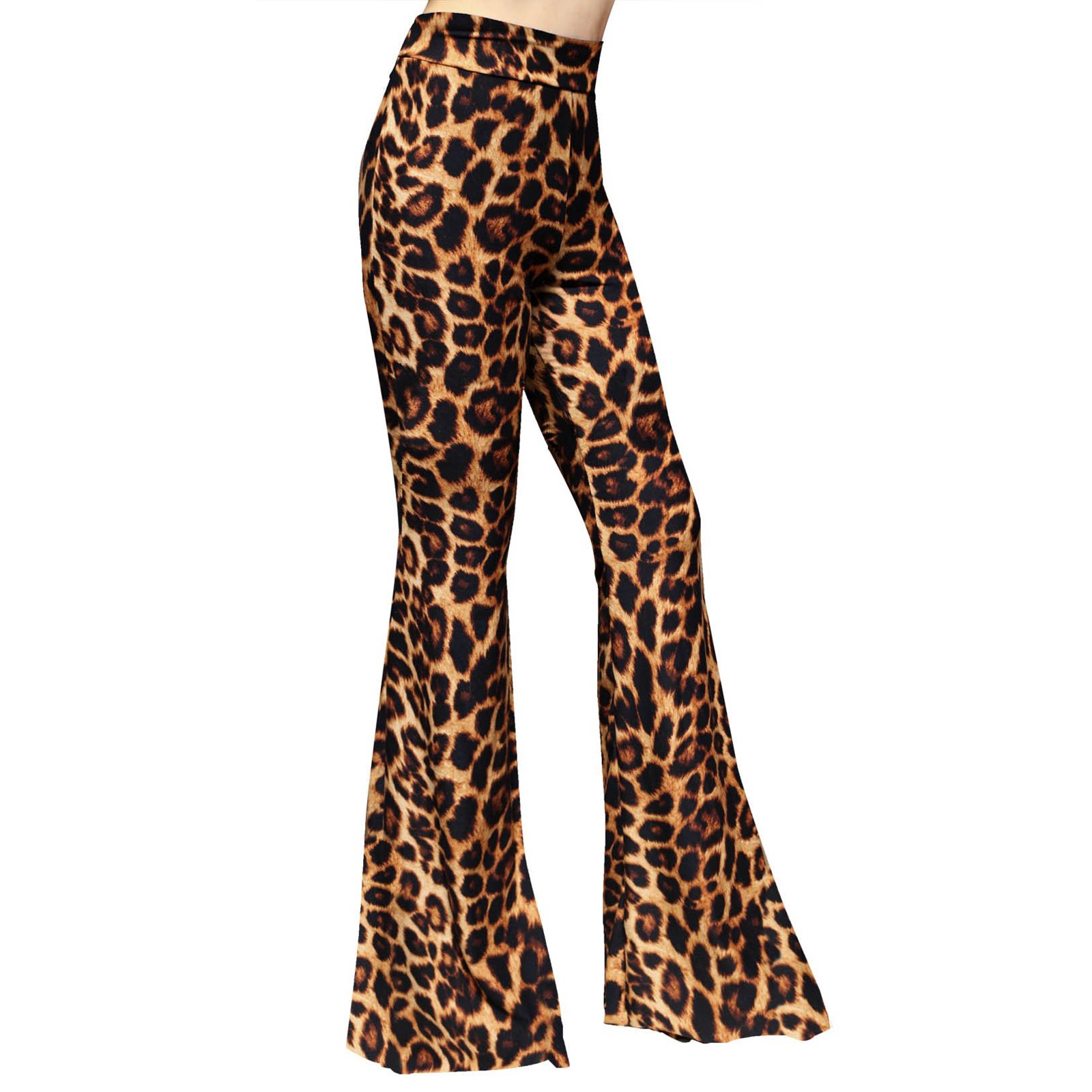 thumbnail image 2 of MKLEKYY Leggins de mujer para vestir, pantalones ajustados con estampado retro y parte inferior grande para primavera y verano para mujer, 2 of 5